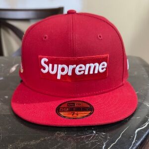 Supreme SS26 red box logo Milan hat